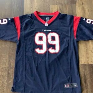 Nike JJ Watt 99 Texans Navy Jersey